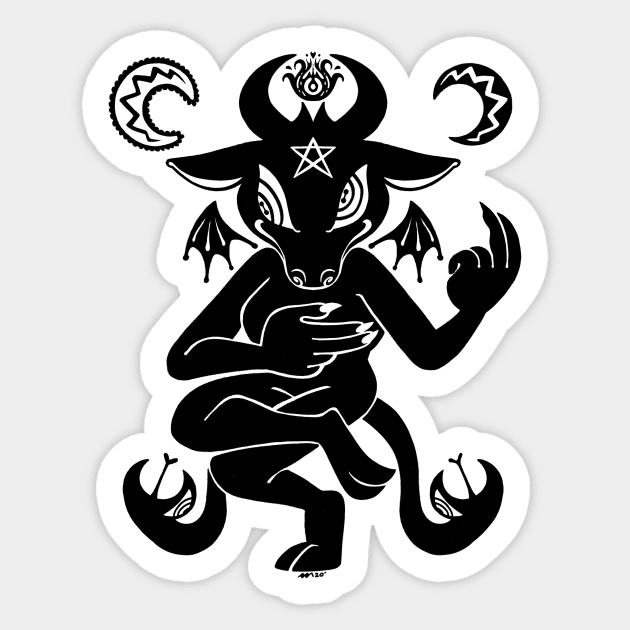 Baphomet's Offer Sticker by AnnieMae